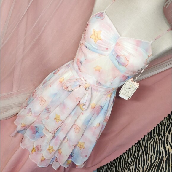 Lolita Dress Small Galaxy Cookies Kawaii Japan Party Prom Festival Halloween Y2K - Picture 1 of 10